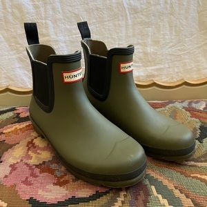 Hunter Green Chelsea Boot